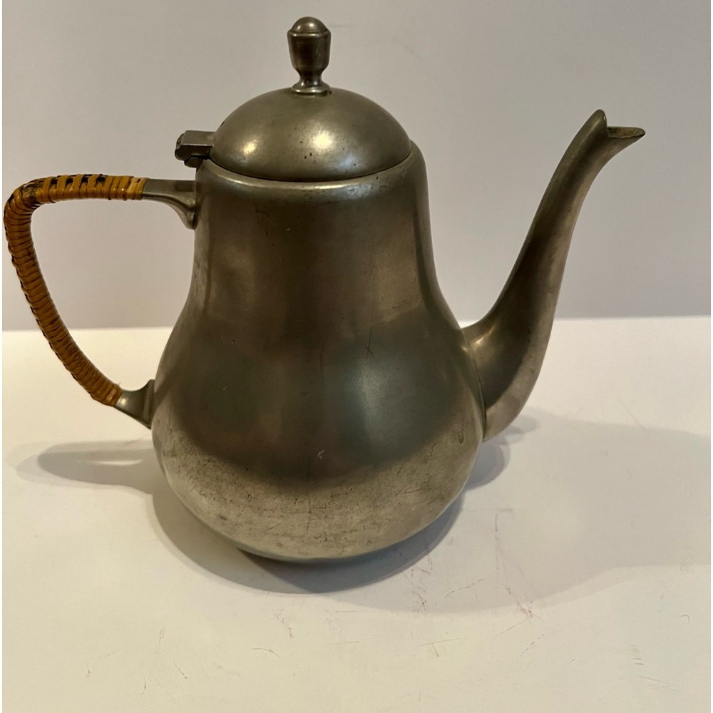 Vintage Real Dutch Pewter Teapot